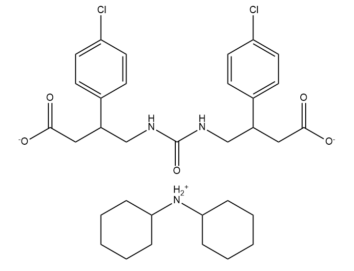 Dibaclofen Urea Dicyclohexylammonium Salt